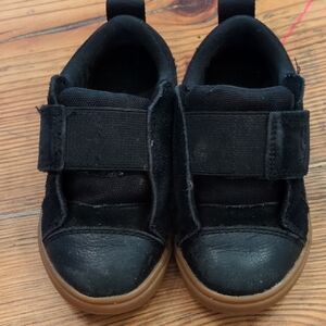 Ugg Black Brown Kids Shoes with Velcro Straps Rannon Sneakers Kids 7
